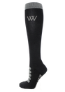 Woof Wear Long Winter Tech Riding Sock #colour_black-grey