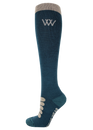 Woof Wear Long Winter Tech Riding Sock #colour_petrol-stone