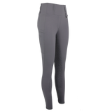 Woof Wear All Season Ladies Full Seat Riding Tights #colour_dove-grey