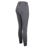 Woof Wear All Season Ladies Full Seat Riding Tights #colour_dove-grey