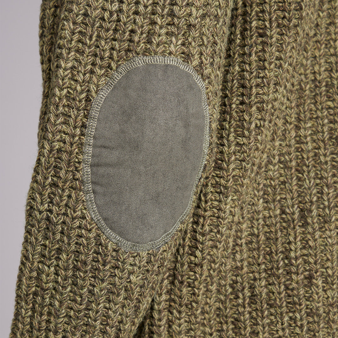 Toggi Wessex Chunky Men's Knit Sweater #colour_olive-green