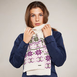 Toggi Weston Knitted Scarf #colour_winter-white