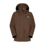 Ridgeline Womens Monsoon Classic Jacket #colour_bark