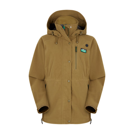 Ridgeline Womens Monsoon Classic Jacket #colour_teak
