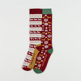 Toggi Womens Festive Dog 2 Pack Socks #colour_red
