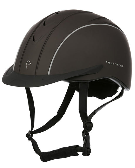 Equitheme Compet Helmet #colour_brown
