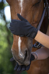 Equitheme Knit Gloves #colour_black