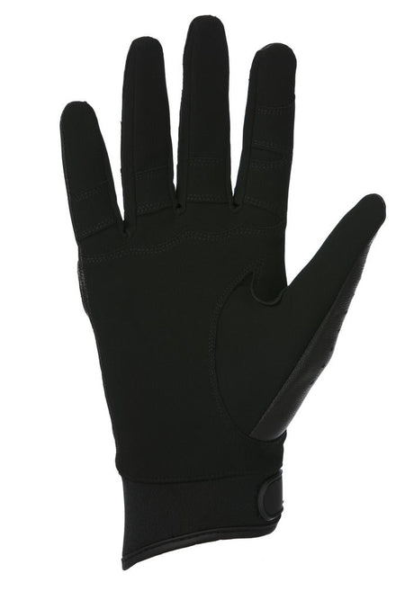 Equitheme Soft Cuir Gloves #colour_black