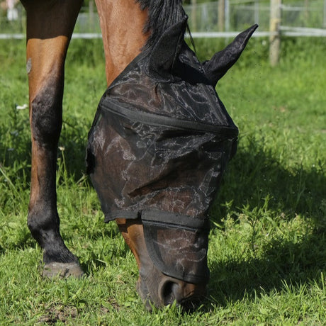 Equitheme Protec Fly Mask #colour_black