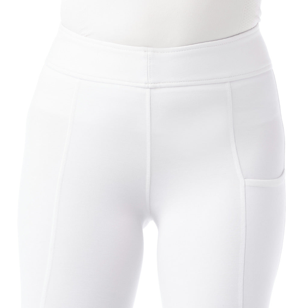 Equitheme Ladies Akela Pull-On Breeches #colour_white