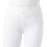 Equitheme Ladies Akela Pull-On Breeches #colour_white