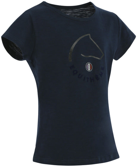 Equitheme Claire Childrens T-Shirt #colour_navy