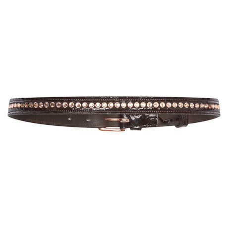 Imperial Riding Lania Sparkle Belt #colour_brown-rose-metal