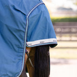 Horseware Ireland Rhino 100g Turnout Rug #colour_navy-grey-aqua-grey