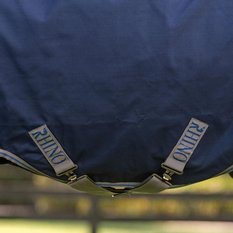 Horseware Ireland Rhino 250g Vari-Layer Turnout Rug #colour_navy-titanium-grey-classic-blue