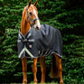 Horseware Ireland Rambo 1680D 450g Vari-Layer Turnout Rug #colour_black-thunderstorm-grey-silver