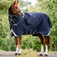 Horseware Ireland Rambo 1680D Plus Turnout 100g #colour_navy-thunderstorm-grey-silver