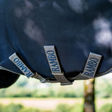 Horseware Ireland Rambo 1680D Plus Turnout 100g #colour_navy-thunderstorm-grey-silver