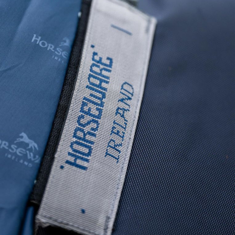 Horseware Ireland Rambo 1680D Plus Turnout 100g #colour_navy-thunderstorm-grey-silver