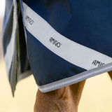 Horseware Ireland Amigo 1200D 50g Turnout Rug #colour_navy-titanium-grey-silver