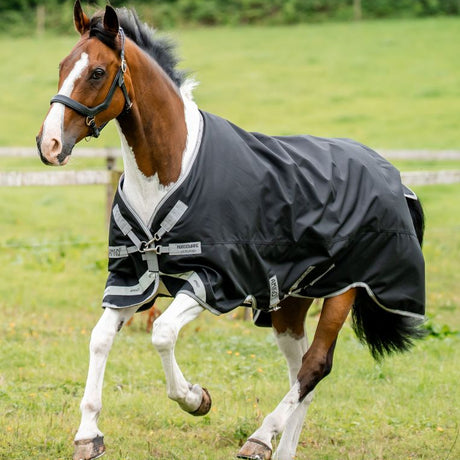 Horseware Ireland Amigo 1200D 50g Turnout Rug #colour_black-titanium-grey-silver