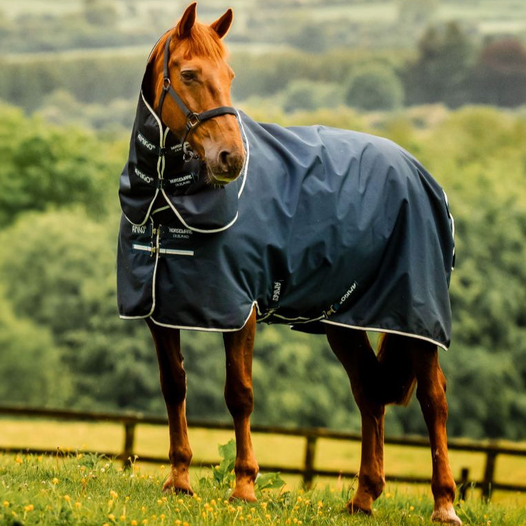 Horseware Ireland Amigo Ripstop 900D Plus 0g Pony Turnout Rug #colour_witney-navy