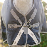 Horseware Ireland Amigo 1200D Plus Pony 0g Turnout Rug #colour_navy-titanium-grey-silver