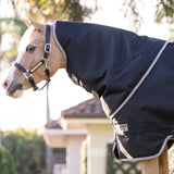 Horseware Ireland Amigo 1200D Plus Pony 0g Turnout Rug #colour_black-titanium-grey-silver