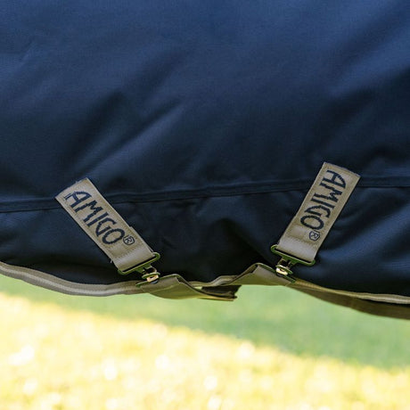 Horseware Ireland Amigo 1200D Pony 50g Turnout Rug #colour_navy-titanium-grey-silver