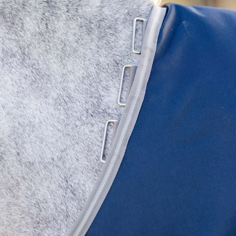Horseware Ireland Amigo 1200D Pony 250g Turnout Rug  #colour_navy-titanium-grey-silver