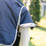 Horseware Ireland Amigo 1200D Plus Pony 50g Turnout Rug #colour_navy-titanium-grey-silver