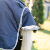 Horseware Ireland Amigo 1200D Pony 250g Turnout Rug  #colour_navy-titanium-grey-silver