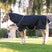 Horseware Ireland Amigo 1200D Plus Pony 50g Turnout Rug#colour_black-titanium-grey-silver