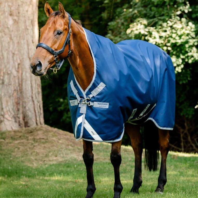 Horseware Ireland Amigo 1200D Wug 50g Turnout Rug #colour_navy-titanium-grey-silver