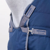 Horseware Ireland Rambo Optimo 400g Plus Stable Rug #colour_navy-thunderstorm-grey-silver