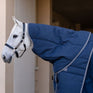 Horseware Ireland Rambo Optimo Stable Hood 200g #colour_navy-thunderstorm-grey-silver