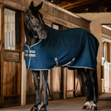 Horseware Ireland Rambo Techni Waffle Cooler #colour_navy-thunderstorm-grey-silver