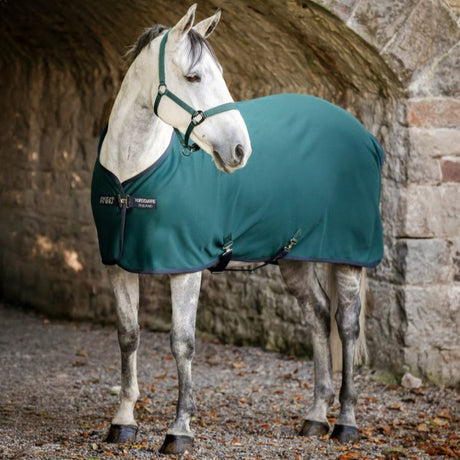 Horseware Ireland Amigo Jersey Cooler #colour_dynasty green-navy-silver