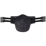 Stubben Equi-Soft® Belly Stud Girth with Cover - Black  #colour_vachette-leather-black