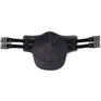 Stubben Equi-Soft® Belly Stud Girth with Cover - Black  #colour_vachette-leather-black