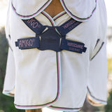 Horseware Ireland Amigo Ripstop Pony Hoody #colour_silver-lime-navy-pink-blue