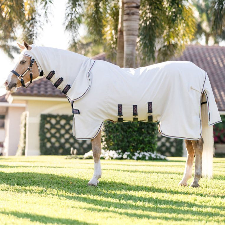 Horseware Ireland Amigo Ripstop Pony Hoody #colour_silver-lime-navy-pink-blue