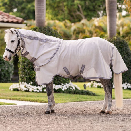 Horseware Ireland Amigo Bug Rug Pony Plus #colour_silver-titanium-grey-silver
