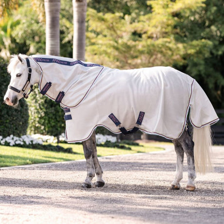 Horseware Ireland Amigo Bug Rug Pony Plus #colour_silver-lime-navy-pink-blue