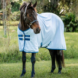 Horseware Ireland Amigo Bug Rug Fly Sheet #colour_azure-blue-navy-electric-blue