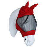 Equitheme Doux Fly Mask #colour_red