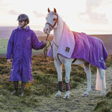 EQUIDRY Women's Thick Fleece Evolution Fixed Hood #colour_purple-lilac