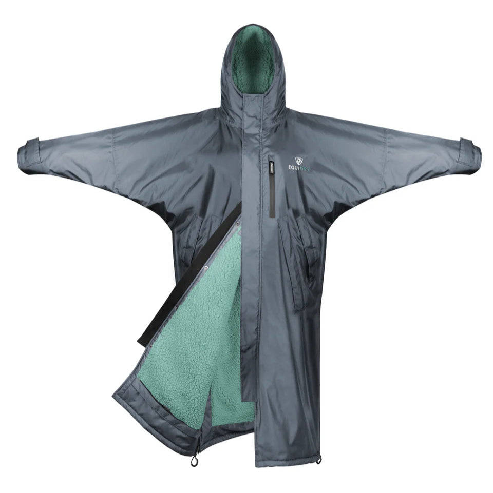 EQUIDRY Women's Thick Fleece Evolution #colour_grey-jade