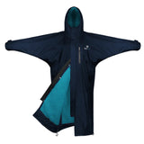 EQUIDRY Women's Thick Fleece Evolution #colour_navy-turquoise