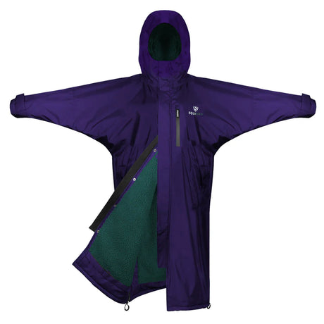 EQUIDRY Children's Thick Fleece Evolution #colour_purple-teal